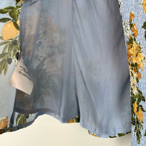 Reformation Blue Floral Blouse - Picture 6 of 16